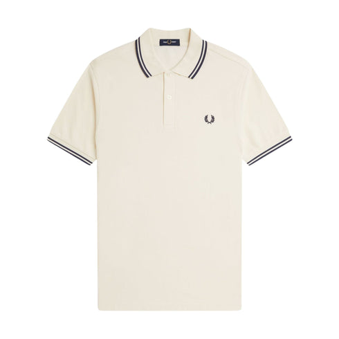 Fred Perry Polo Polo Uomo con doppia riga S P25 - FRED PERRYM3600 - Y22 - S - Francavilla Moda